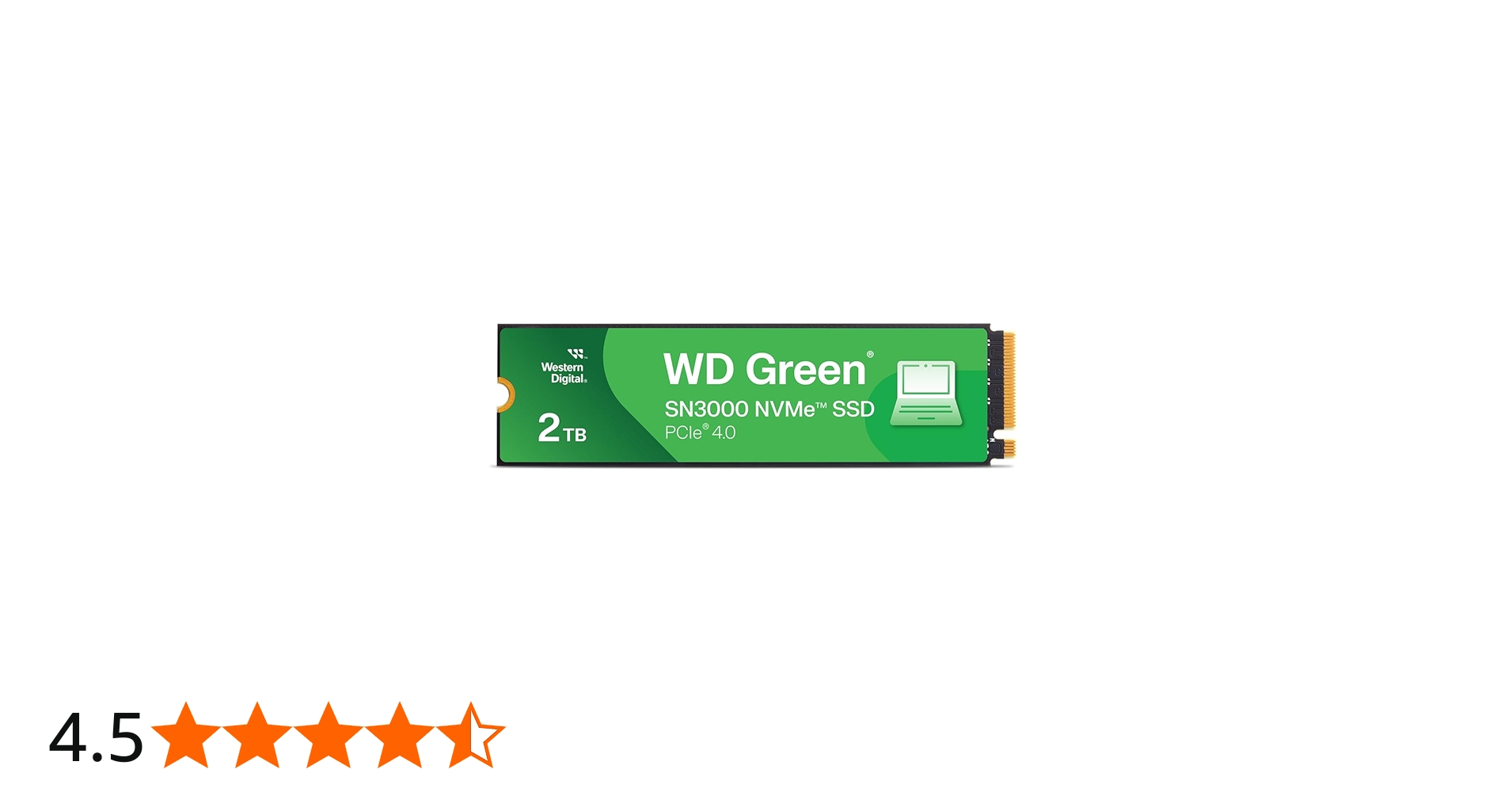 Western Digital 2TB WD Green SN3000 NVMe Internal SSD - Solid