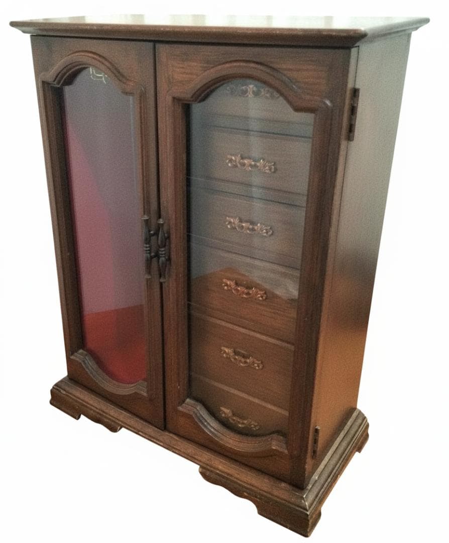 木製 ヴィンテージ ジュエリーボックス ヴィンテージ木製ジュエリーボックス アンティークジュエリーケース