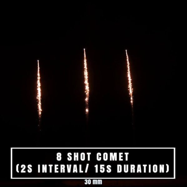30mm Comet – Ricasa Fireworks / Batería multidisparo Cometa de 30mm