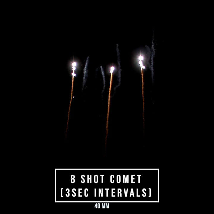 40mm Comet – Ricasa Fireworks / Batería multidisparo Cometa de 40mm
