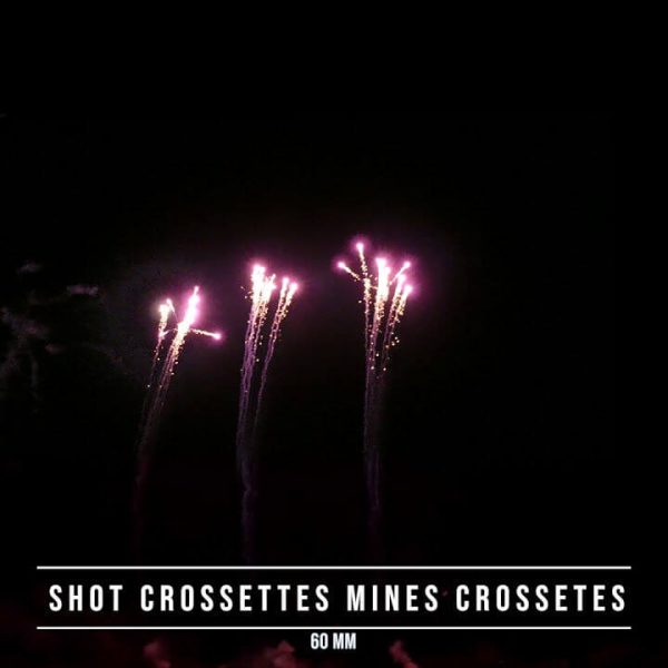 Single Shot Crossettes Mines 60mm / Monotiro Volcán Crosetes 60mm